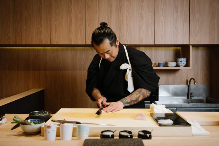 Sushi Masa by Ki-setsu - Chef Masa prepares dinner omakase with sushi, sashimi, and dessert showcasing tradition and flavour.