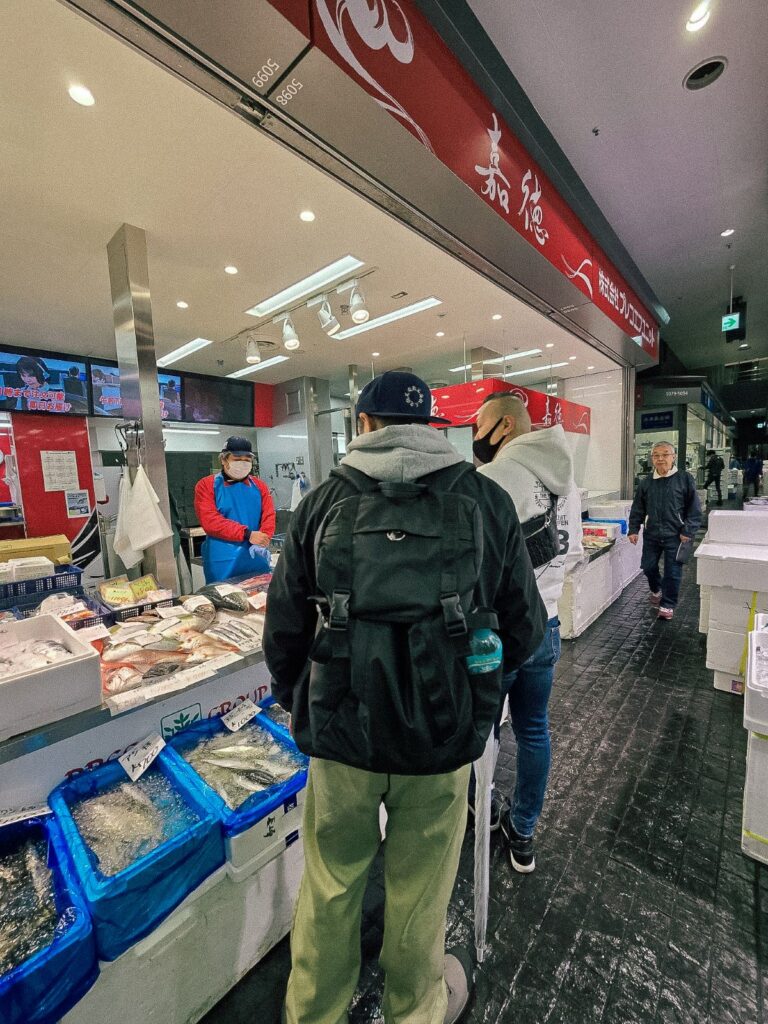 Sushi Masa by Ki-setsu - Chef Masa sourcing fresh seafood for the best omakase Singapore experience