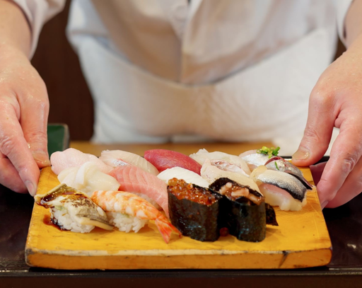Sushi in Singapore : Freshly flown sashimi platter prepared with premium Japanese ingredients