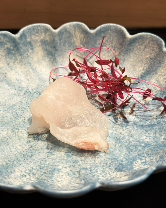 A high-end selection of sashimi featuring expertly sliced, top-quality fish arranged with precision to emphasise freshness, flavour, and luxury omakase standards.