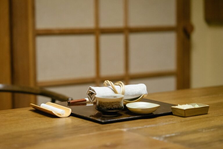 Japanese Restaurant Private Room: A serene private dining space with wooden interiors and warm lighting, designed for an intimate omakase experience.