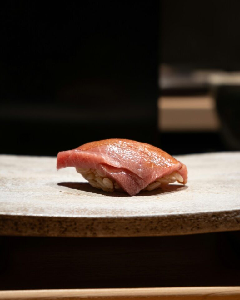 Sushi prepared with the spirit of shokunin—every cut and placement reflecting dedication, mastery, and lifelong devotion to the craft.