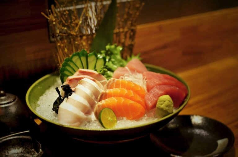 Close-up view of premium fresh fish displayed on ice, emphasising its clarity, natural sheen, and exceptional quality for culinary preparation.